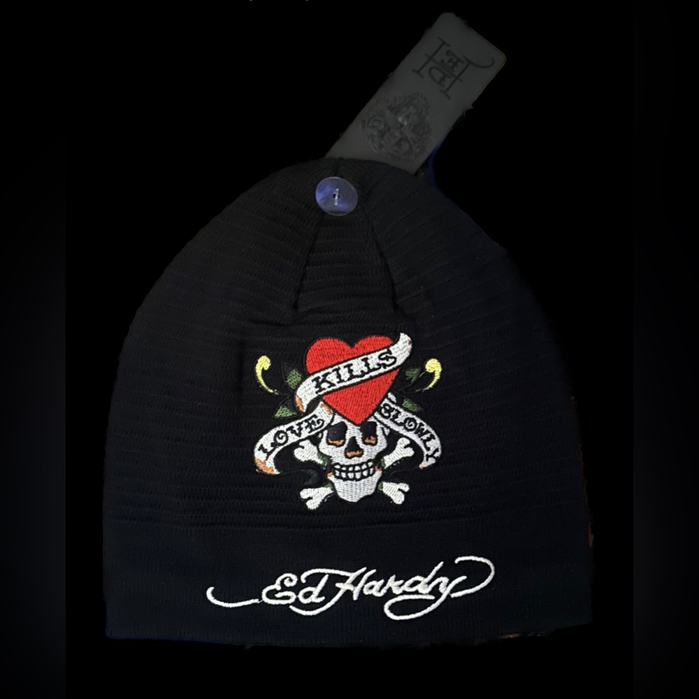 Ed hardy beanie cap